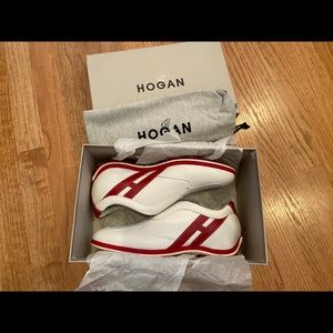 HOGAN LEATHER SNEAKERS